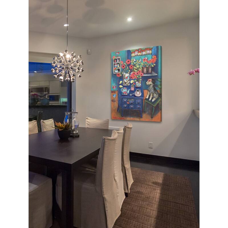 Marmont Hill - 'A Sea View' by Holly Wojahn Painting Print on Wrapped Canvas - Multi-Color