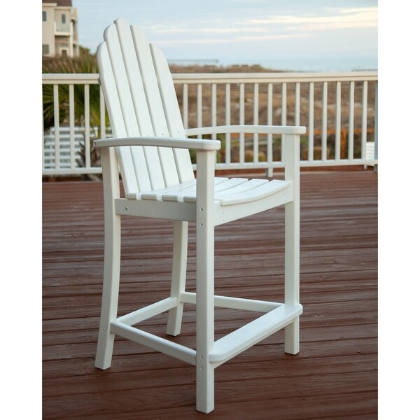 Shop POLYWOOD Classic Outdoor Adirondack Counter Chair 