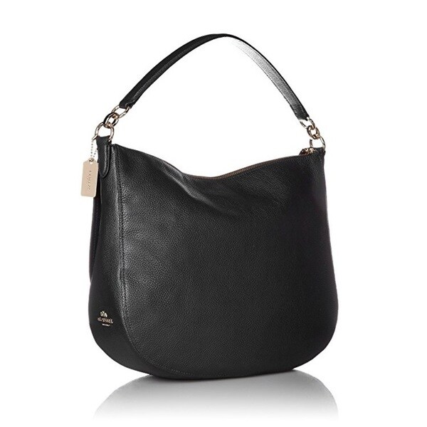 coach black hobo