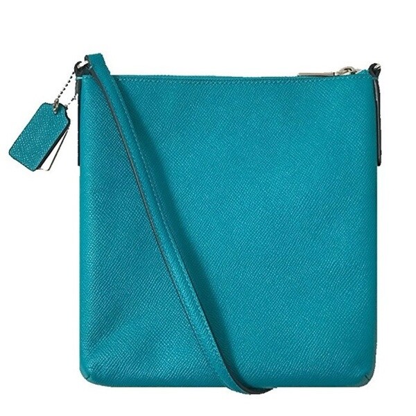 turquoise purse coach