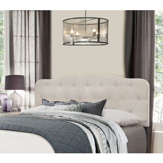 Hillsdale Furniture Nicole Fog Fabric Wood King Headboard - Bed Bath ...