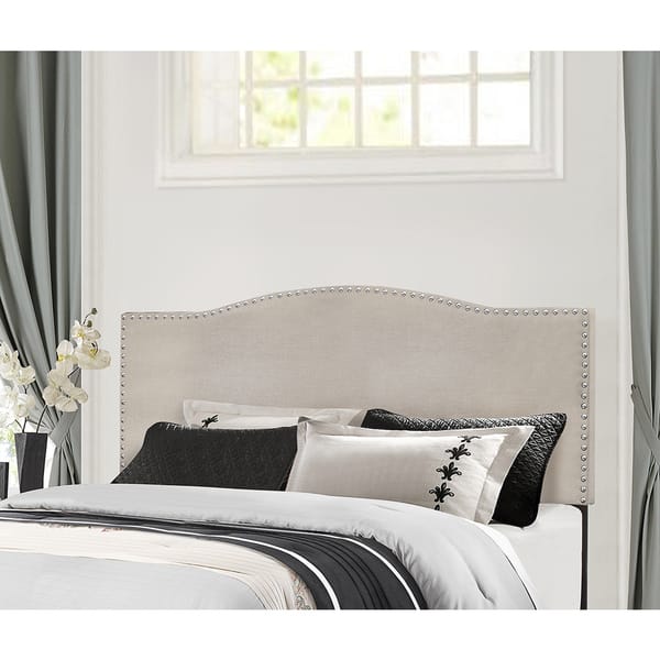 slide 1 of 1, Hillsdale Furniture Kiley Beige Fabric Full/Queen Headboard