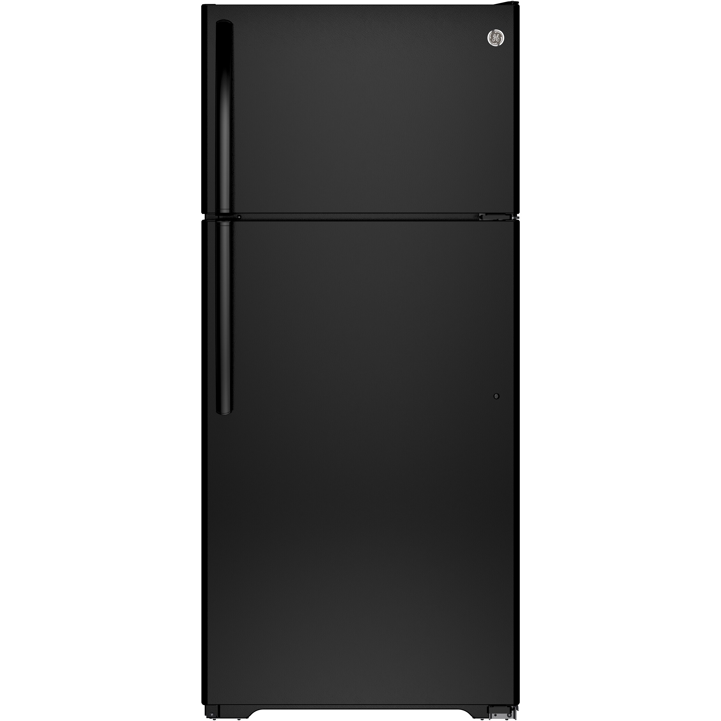 GE Energy Star Black 15.5 Cubic-foot Top-freezer Refrigerator