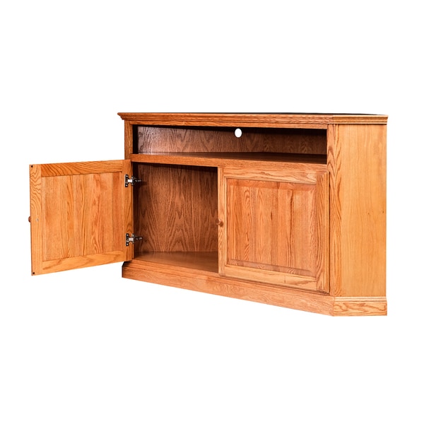 Shop Forest Designs Traditional Large Corner TV Stand 63W ...