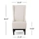 preview thumbnail 4 of 41, Callie High-back Fabric Dining Chair by Christopher Knight Home - 23.25" L x 28.75" W x 46.25" H