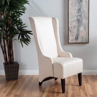 Callie High-back Fabric Dining Chair by Christopher Knight Home - 23.25" L x 28.75" W x 46.25" H