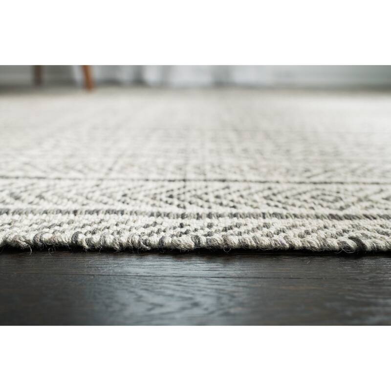 Jani Cali Grey Cotton/Jute Handwoven Rug