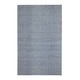Jani Cali Blue Cotton/Jute Handwoven Rug - Overstock - 13776041
