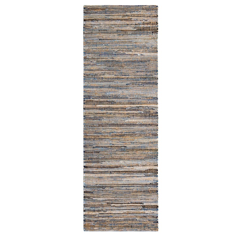 Jani Oki Denim/Jute Hand-loomed Rug