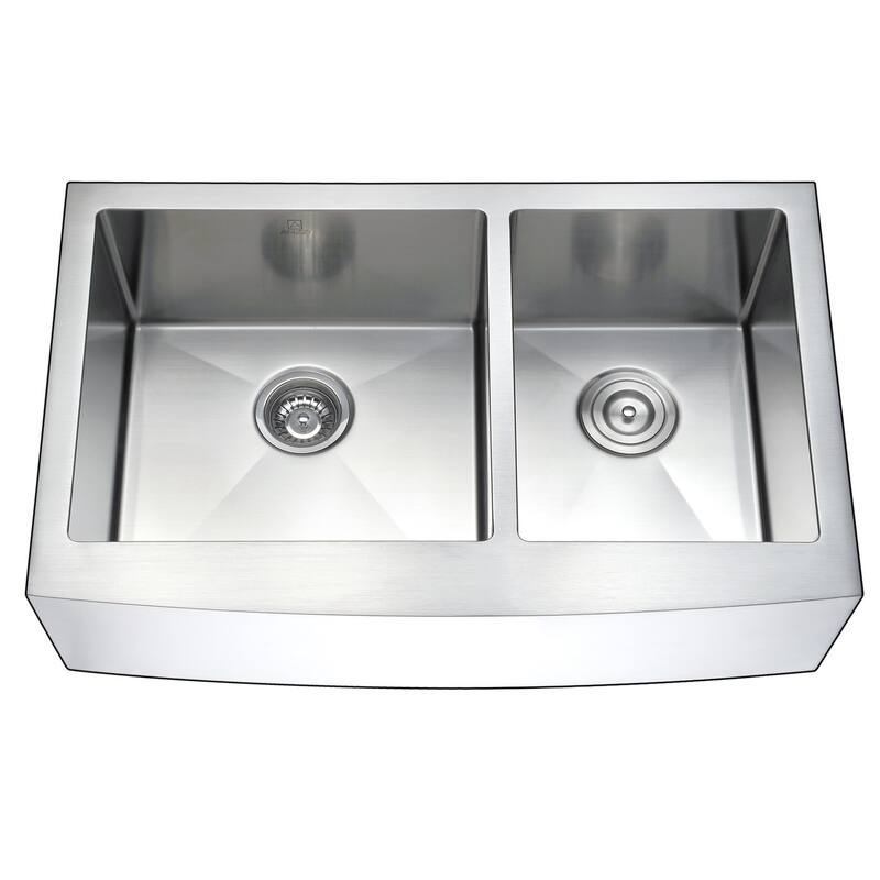 ANZZI Elysian 36" Farmhouse Double Bowl Kitchen Sink