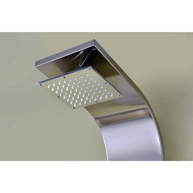 ANZZI Echo 4-jetted Full Body Shower Panel in Brushed Stainless Steel