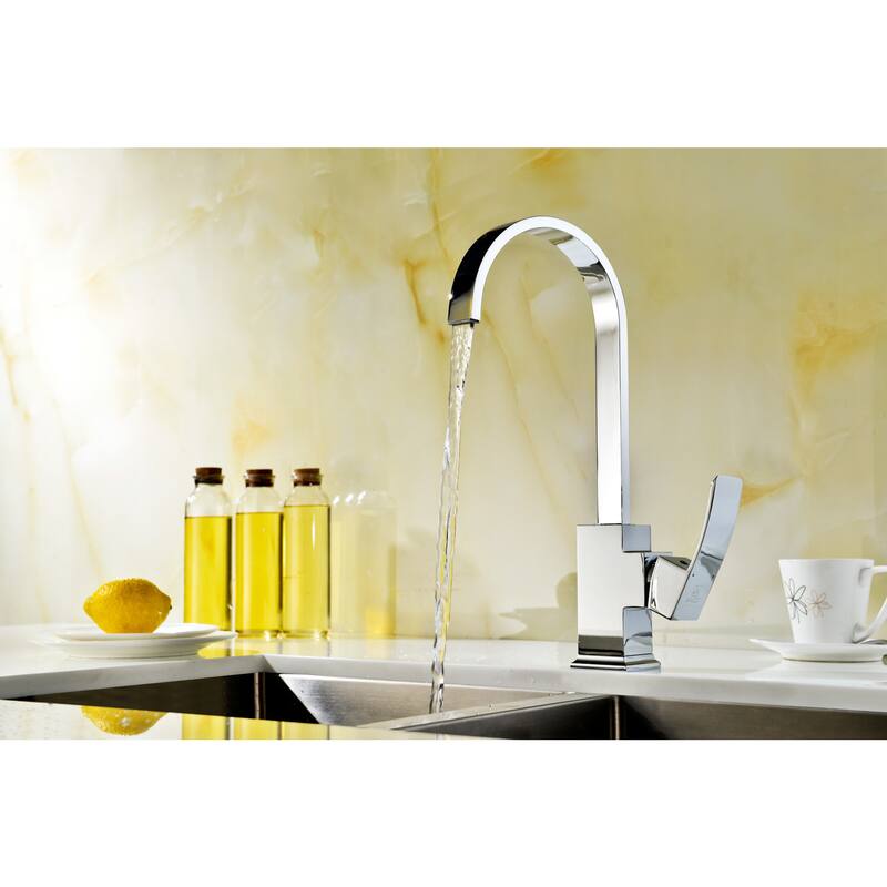 ANZZI Opus Series Single-Handle Standard Kitchen Faucet in Polished Chrome