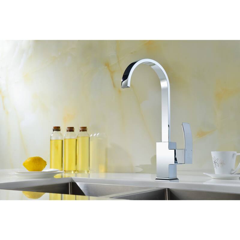 ANZZI Opus Series Single-Handle Standard Kitchen Faucet in Polished Chrome