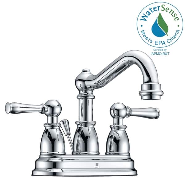 Shop Restoration 4 Inch Chrome Center Bathroom Faucet Overstock 5757254 Solid Cross Handles