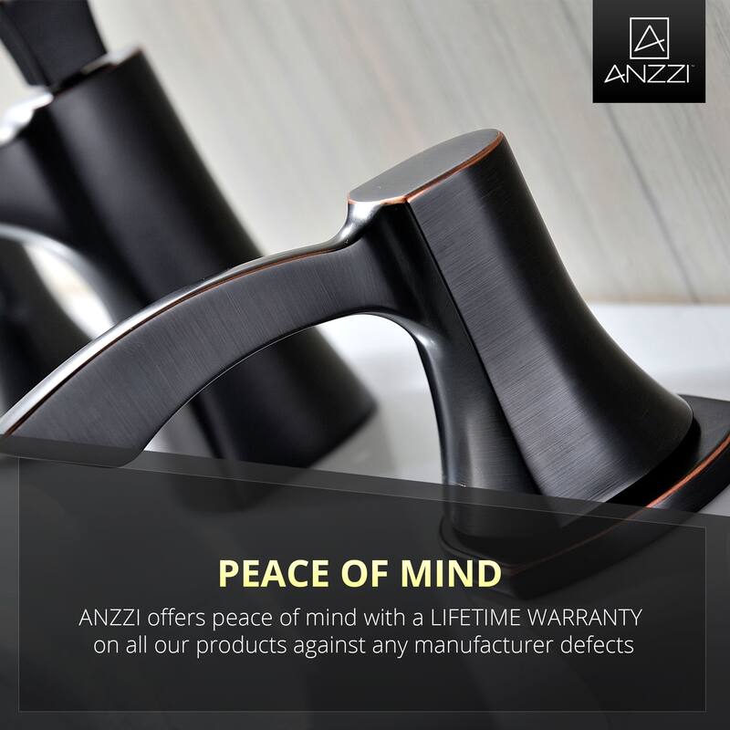 ANZZI Sonata 8-inch Widespread 2-handle Mid-arc Bathroom Faucet in Oil Rubbed Bronze