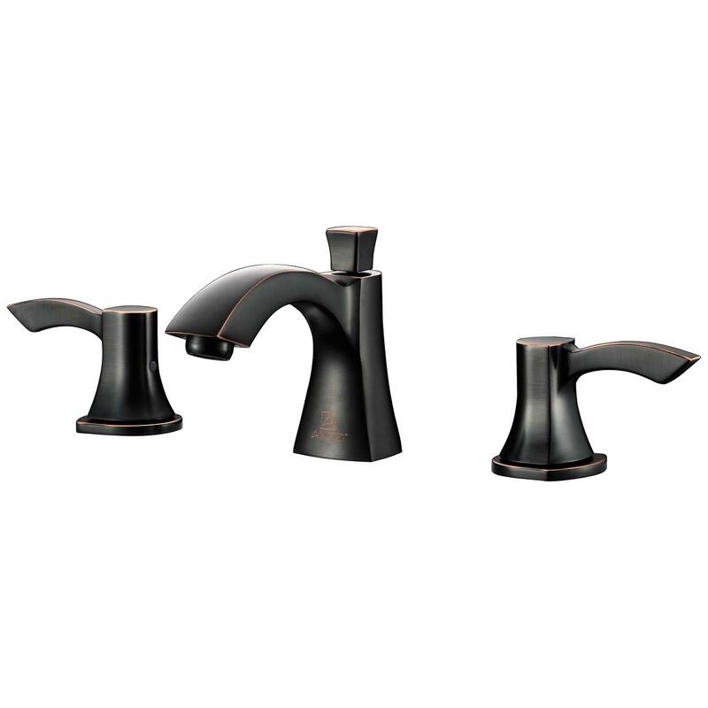 ANZZI Sonata 8-inch Widespread 2-handle Mid-arc Bathroom Faucet in Oil Rubbed Bronze