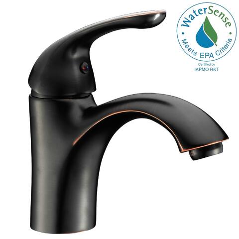 ANZZI Clavier Single Hole Single-handle Mid-arc Bathroom Faucet in Oil Rubbed Bronze