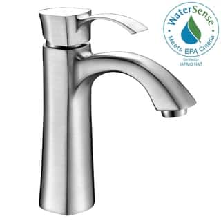 ANZZI Rhythm Series Single Hole Single-handle Mid-arc Bathroom Faucet in Brushed Nickel