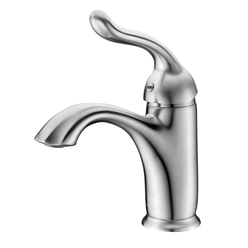 ANZZI Arc Single Hole Single-handle Low-arc Bathroom Faucet in Polished Chrome