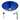 ANZZI Meno Series Lustrous Blue Deco-Glass Vessel Sink with Crown Chrome Faucet