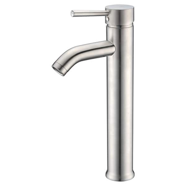 Forza Series Deco-Glass Vessel Sink in Lustrous Frosted