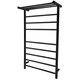 preview thumbnail 10 of 9, ANZZI Eve 8-Bar Stainless Steel Wall Mounted Electric Towel Warmer Rack in Polished Chrome Black - Matte
