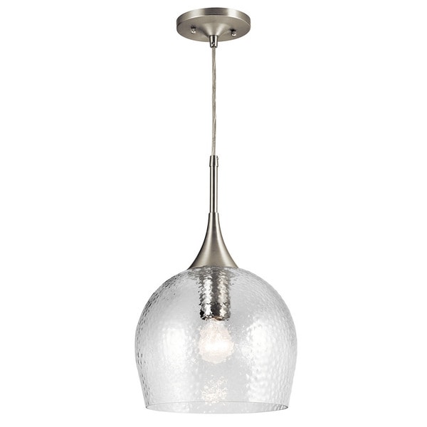 kichler pendant lights brushed nickel