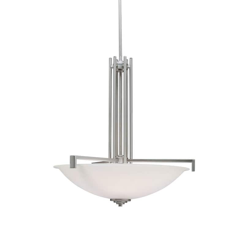 Kichler Lighting Eileen Collection 4-light Brushed Nickel Pendant