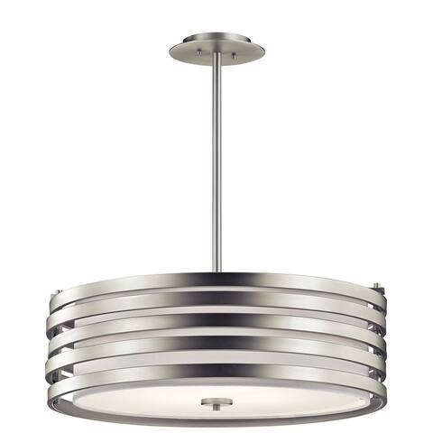 Kichler Lighting Roswell Collection 4-light Brushed Nickel Pendant