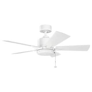 Kichler Lighting Bowen Collection 42-inch Matte White Ceiling Fan
