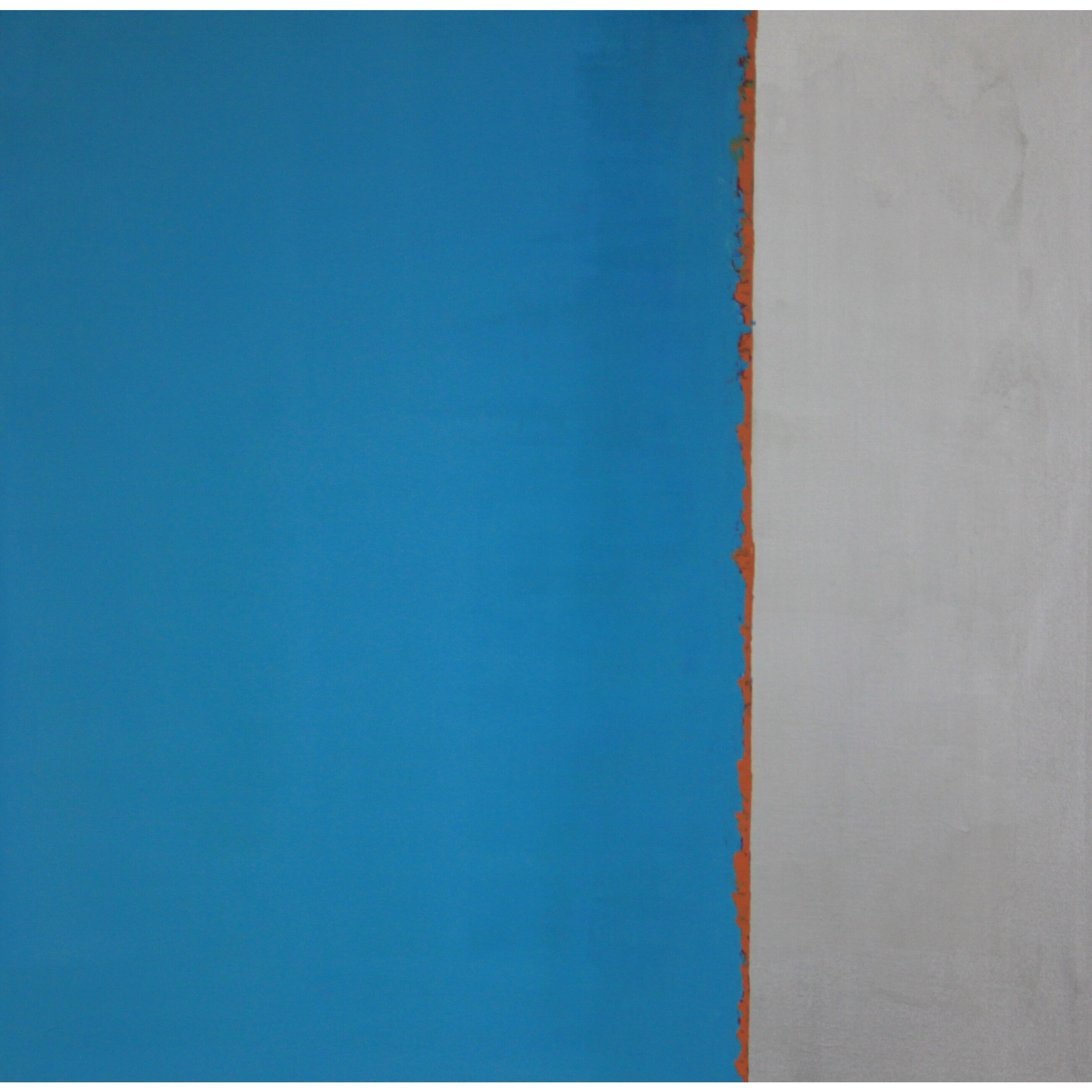 Art In Style 'Blue Stripe' Hand-painted Canvas Wall Art - Bed Bath