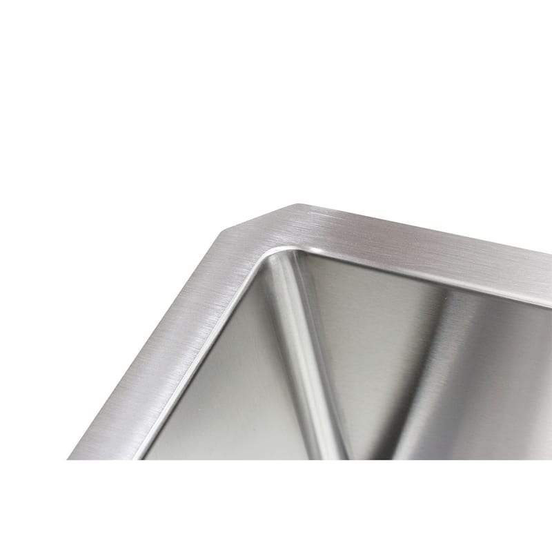 32-inch Stainless Steel Double Bowl 15mm Radius Undermount Kitchen Sink with Accessories