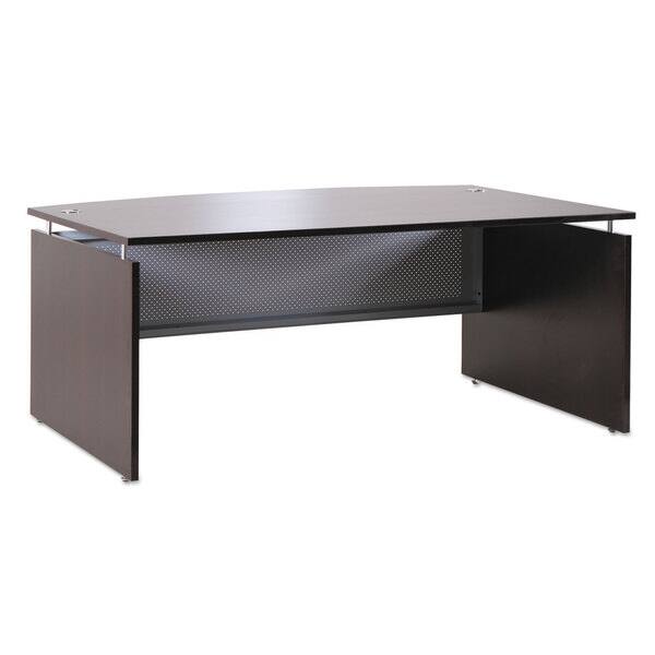 Alera Sedina Series Bow Front Desk Shell, 72w x 42d x 29 1/2h - Overstock -  13780544