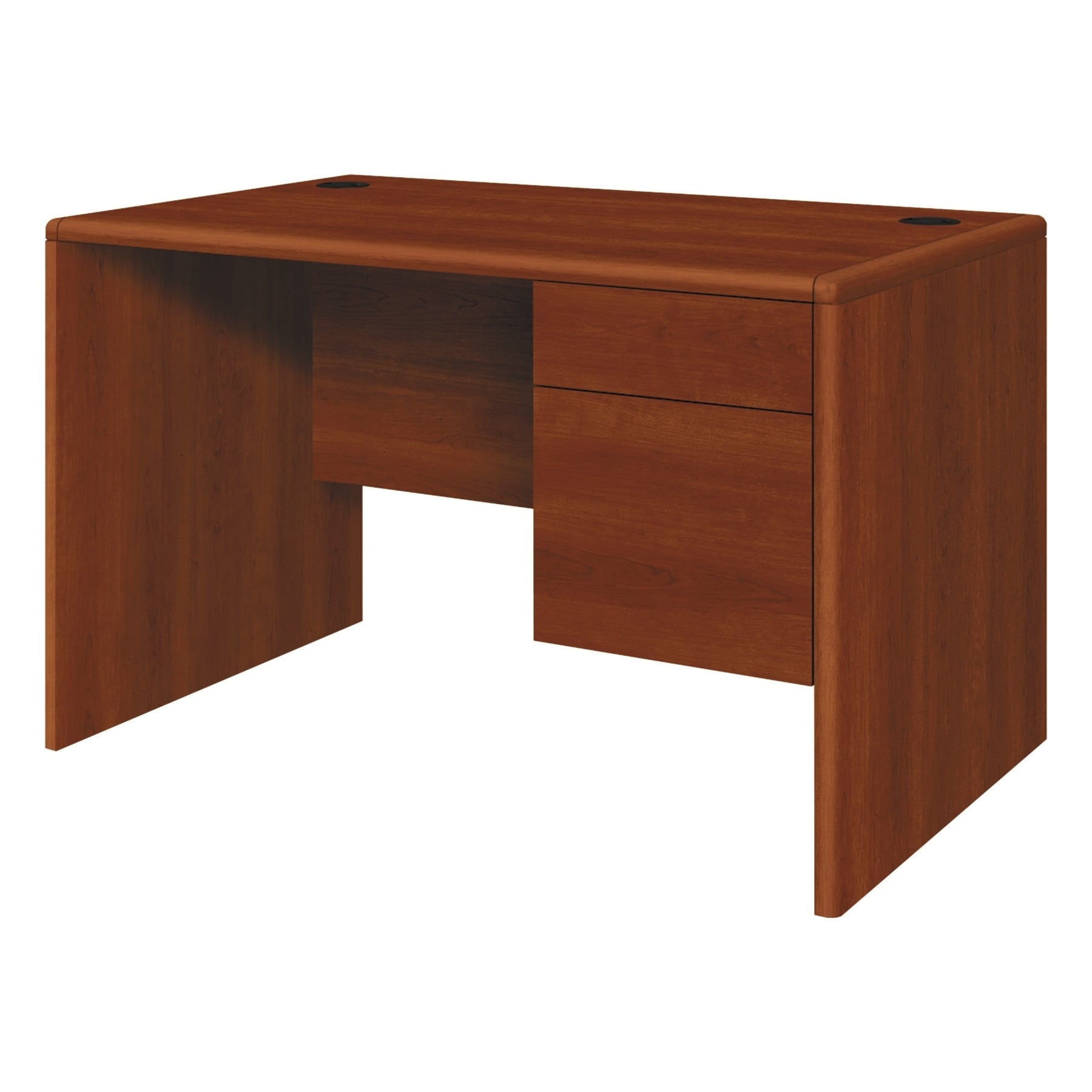 Shop Hon 10700 Series Single 3 4 Right Pedestal Desk 48w X 30d X