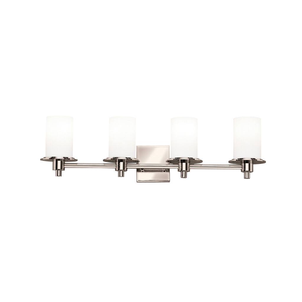 Kichler Lighting Cylinders Collection 4-light Polished Nickel Bath/Vanity Light
