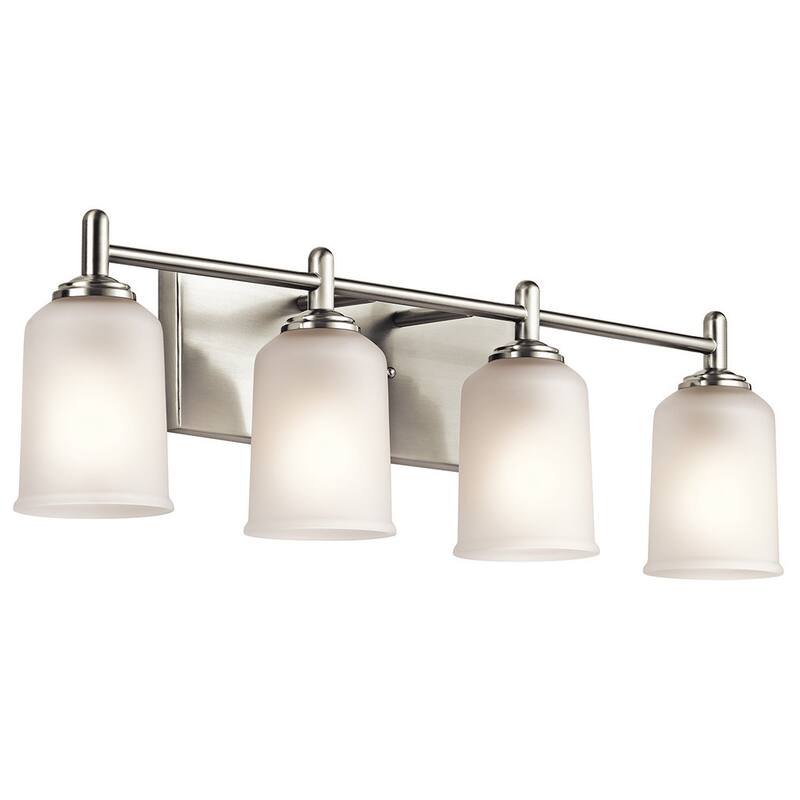 Kichler Lighting Shailene 4-light Brushed Nickel Bath Vanity Light ...