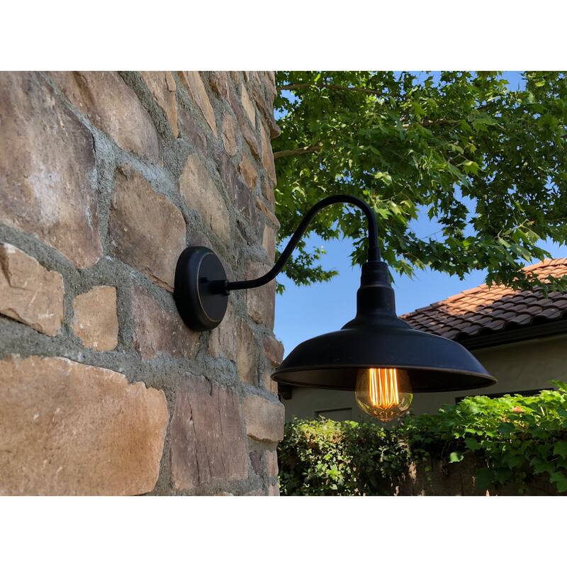 AA Warehousing Lora 1 Light Outdoor Wall Light in Oil Rubbed Bronze