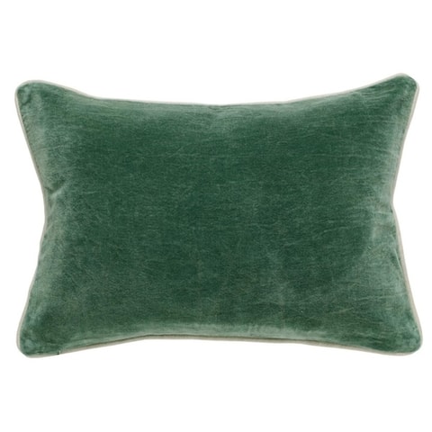 Green Throw Pillows Online At Our Best Decorative Kosas Home Harriet Velvet 14 X 20 Throw Pillow