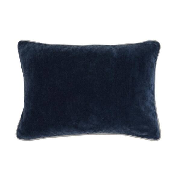 Porch & Den Montclair Velvet Throw Pillow - Navy