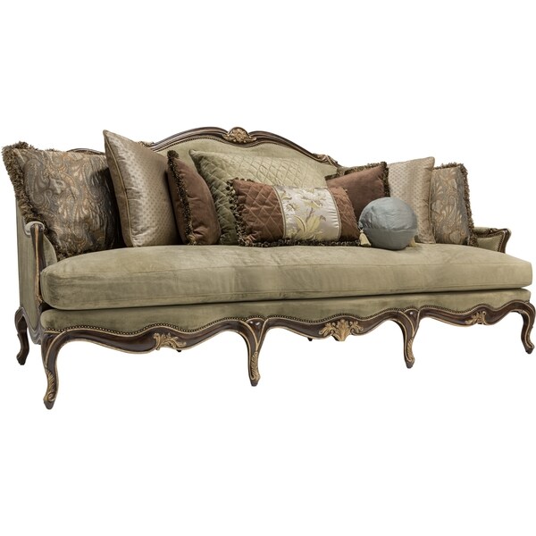 Safavieh Couture High Line Collection Endora Antique Green Sofa Safavieh Couture High Line Collection Endora Antique Green Sofa
