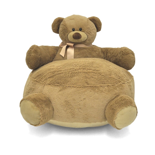 slide 2 of 4, Heritage Kids Polyester Plus Figural Novelty Chair Brown