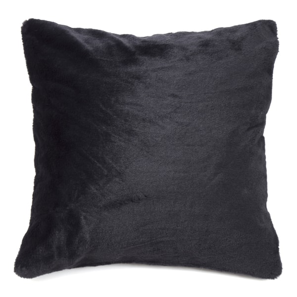 Black Faux Fur Throw Pillows - Bed Bath & Beyond