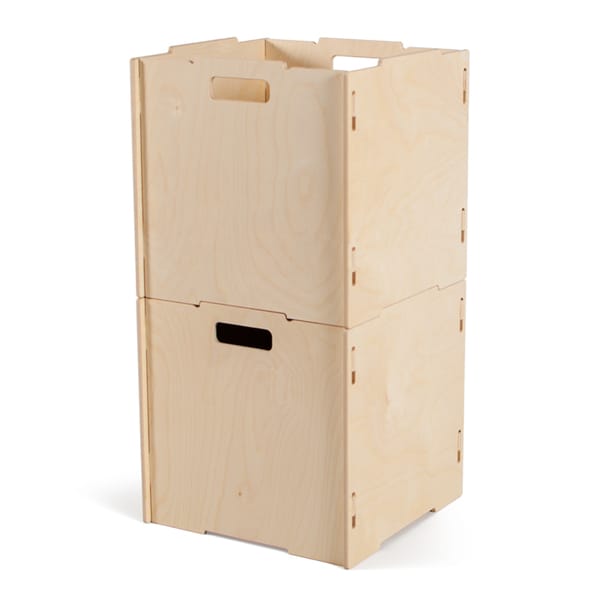Shop Stackable Wood Cube Storage Boxes Ships To Canada