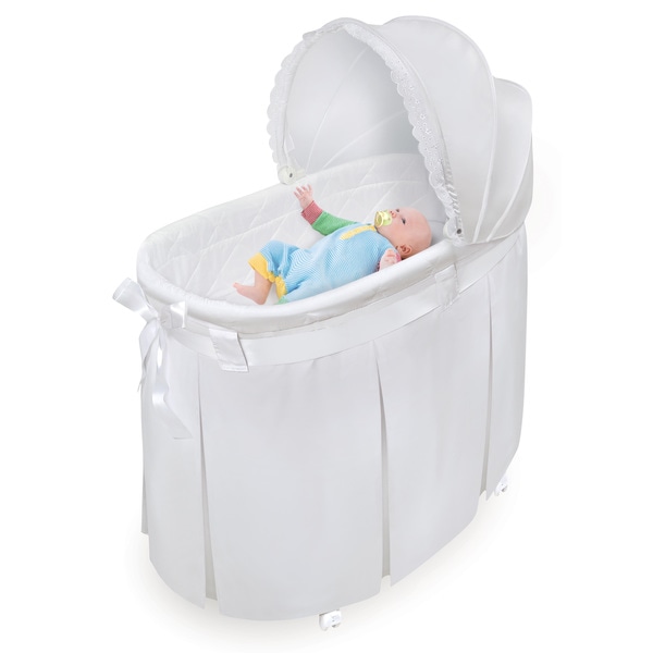 badger basket lovely wishes bassinet