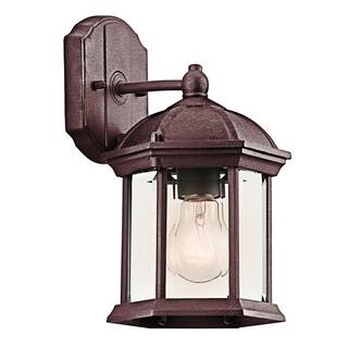 Kichler Lighting Barrie 1-light Tannery Bronze Outdoor Wall Lantern
