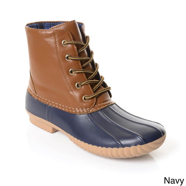 mens slip on rubber duck boots