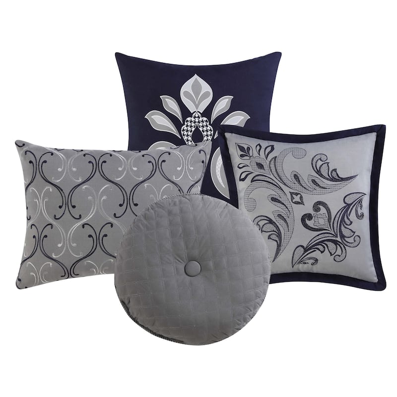 Style 212 Dolce Navy 10-Piece Comforter Set