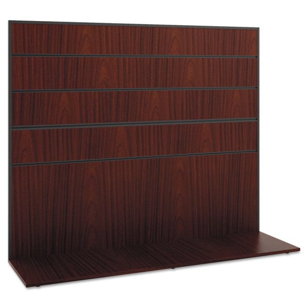 basyx Manage Series Work Wall, Laminate, 60w x 17d x 50h, Chestnut