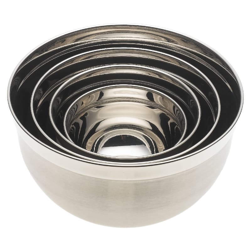 YBM Home Deep Professional Heavy Duty Quality Stainless Steel Mixing Bowls (Set of 4)
