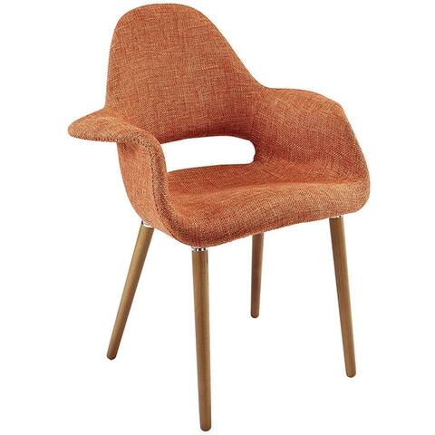 Hamley Modern Upholstered Dining Chair - Orange
